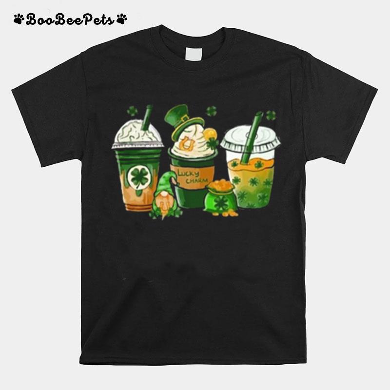 St. Patricks Day Coffee Lucky Latte Gift T-Shirt