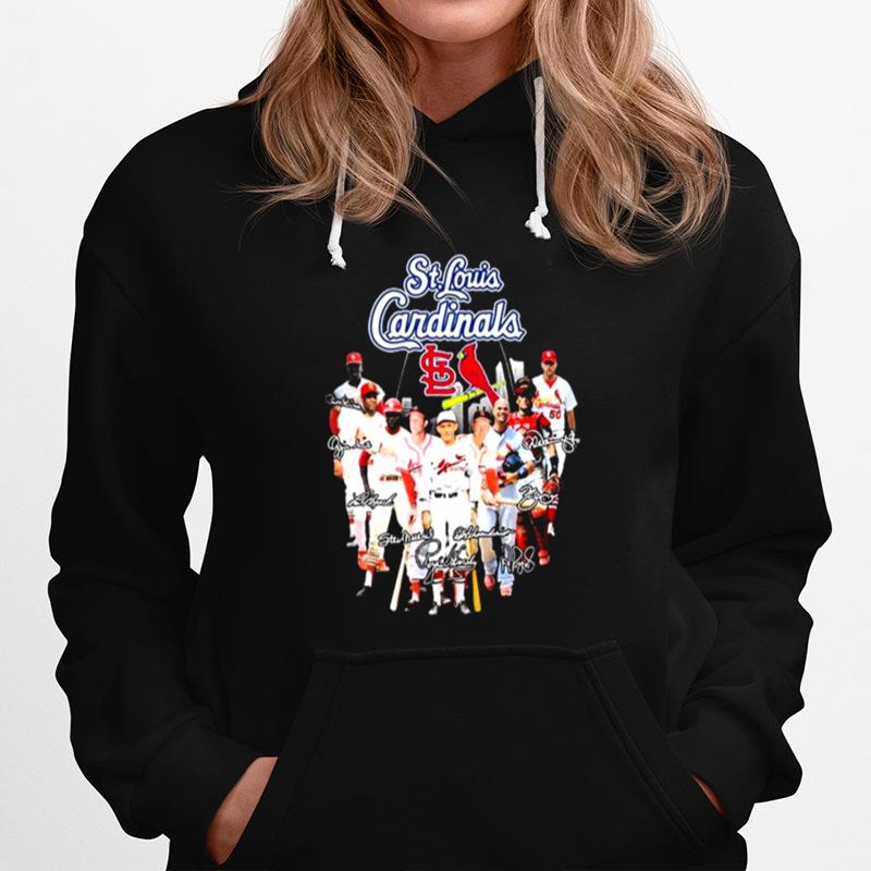 St Louis Cardinals Team Football Champions 2022 Signatures Hoodie