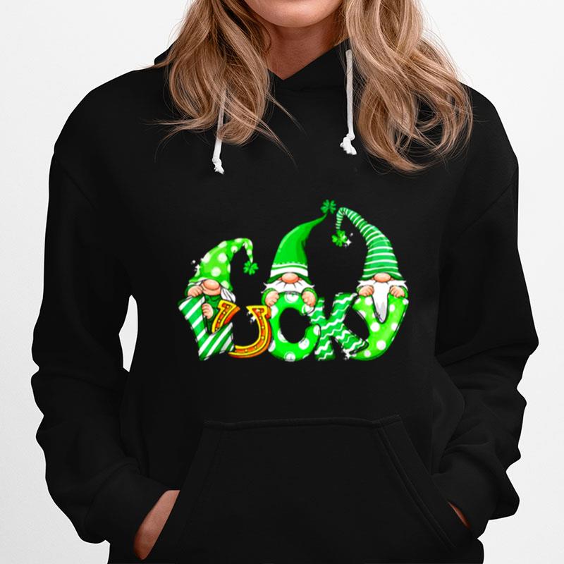 St Patricks Day Lucky Gnome Hoodie