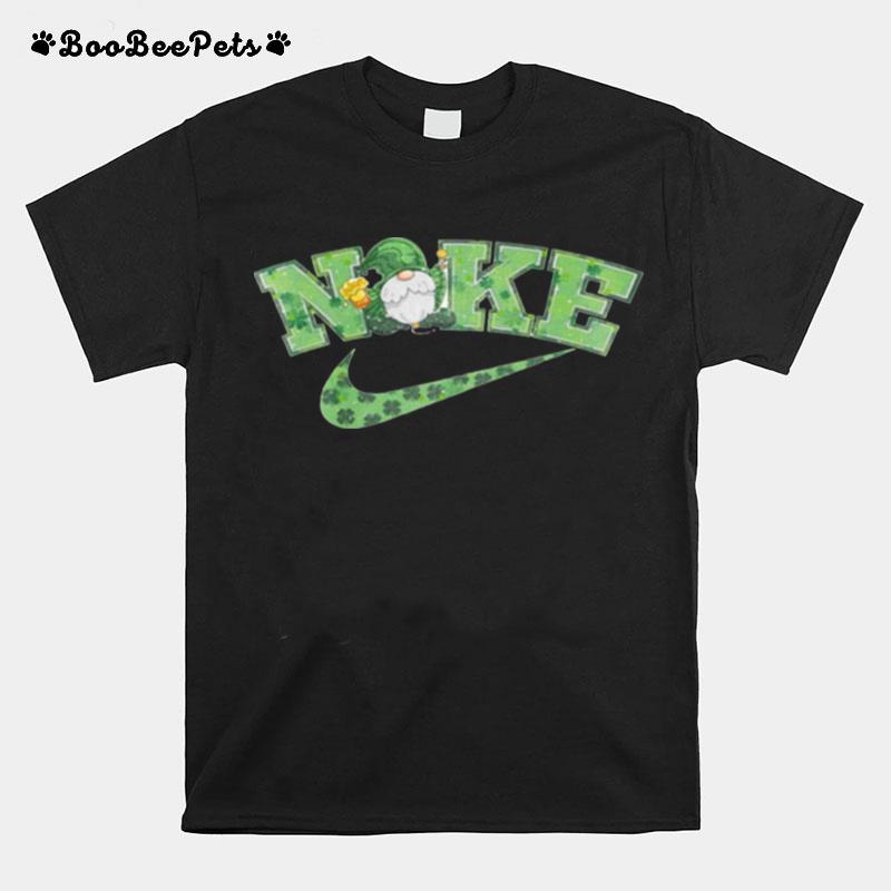 St Patricks Day Nike Gnomies T-Shirt