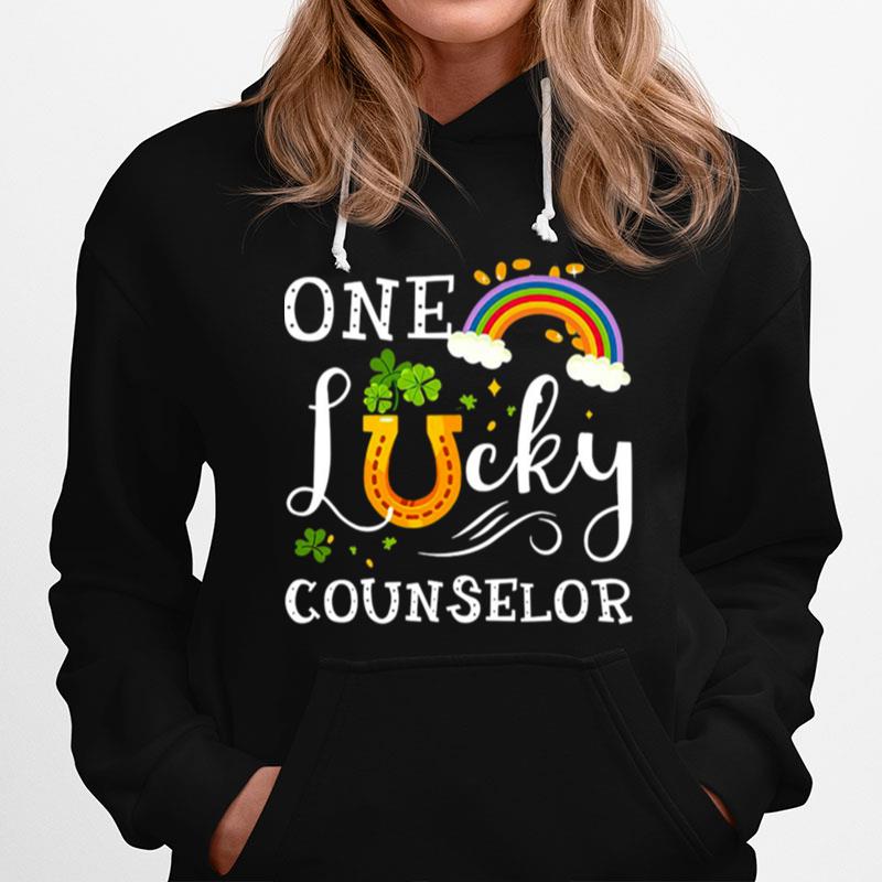 St Patricks Day One Lucky Kinder Garten Counselor Shamrock Hoodie