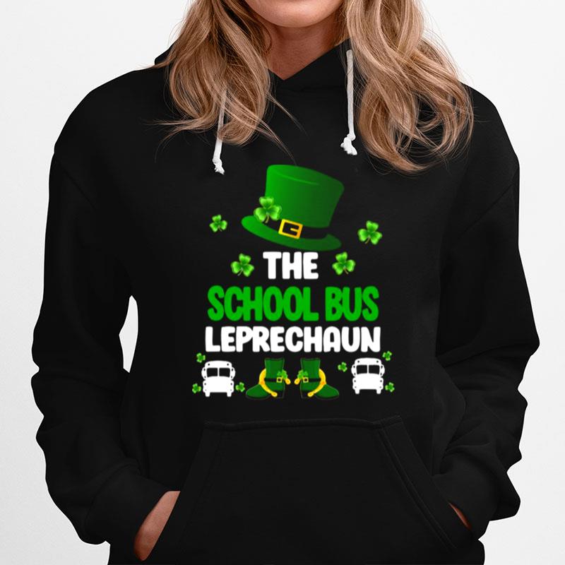 St Patricks Day The School Bus Leprechaun Hoodie