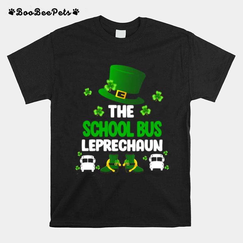 St Patricks Day The School Bus Leprechaun T-Shirt