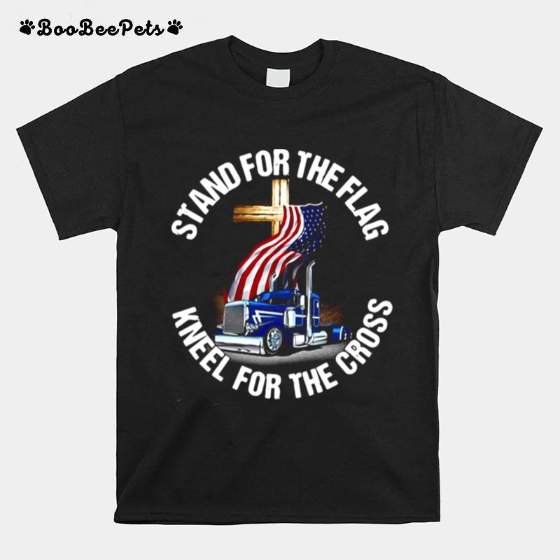 Stand For The Flag Kneel For The Croos T-Shirt