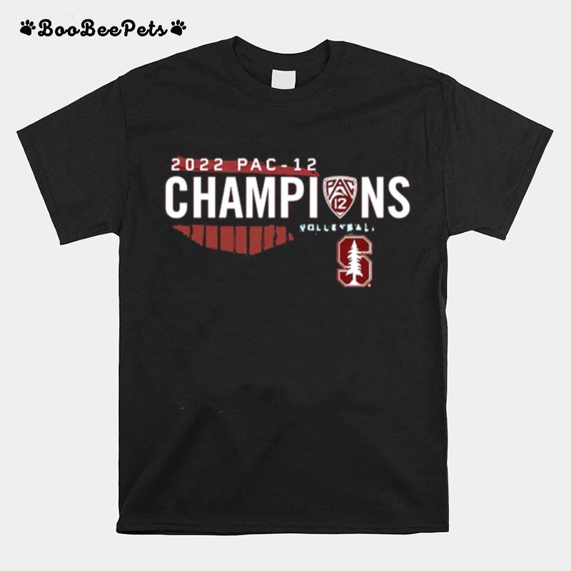 Stanford Cardinal Womens Volleyball 2022 Pac 12 Regular Season Champions T-Shirt