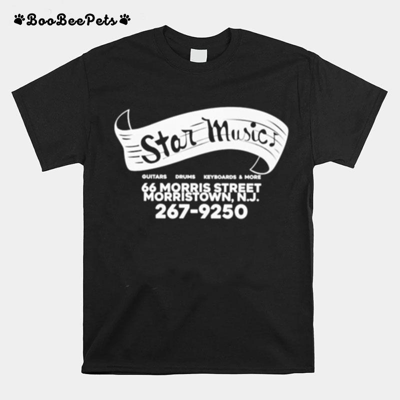 Star Music 66 Morris Street Morristown T-Shirt