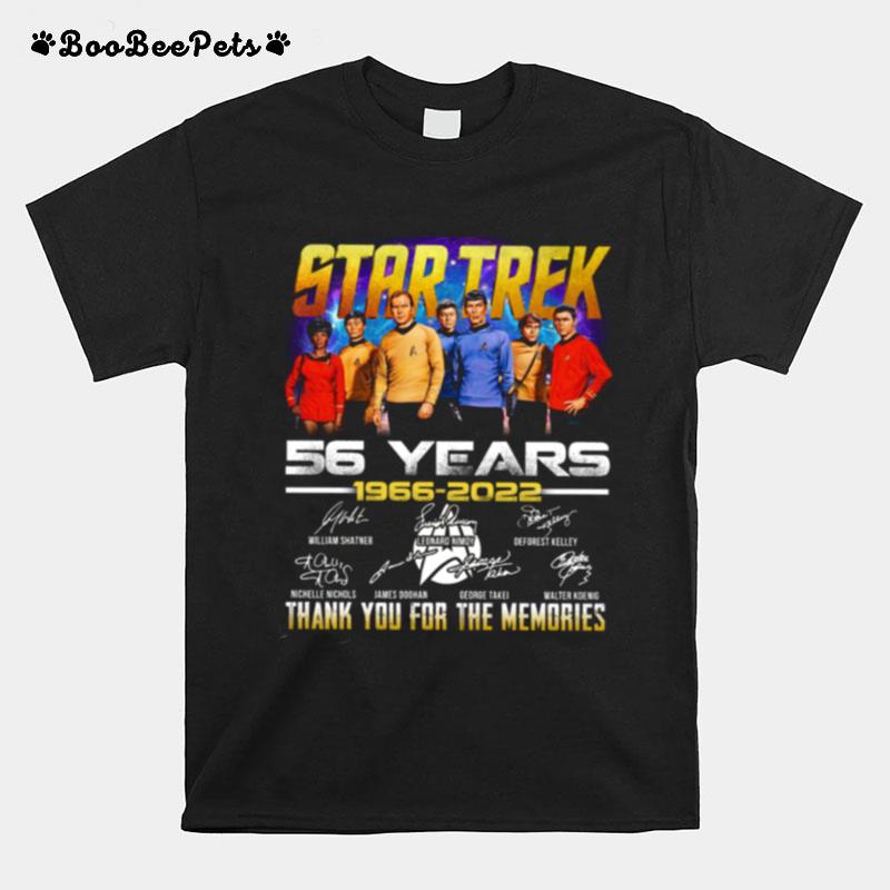 Star Trek Anniversary Thank You For The Memories Spock For Star Trek Lovers Star Wars Star Trek Discovery American Television T-Shirt