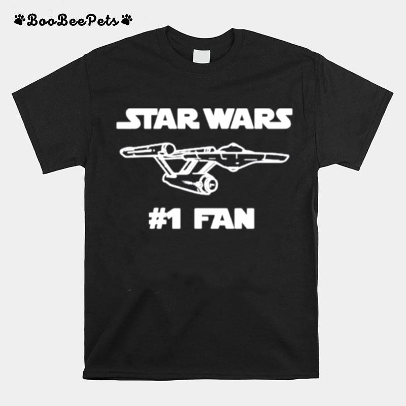 Star Wars 1 Fan Star Trek Uss Enterprise T-Shirt