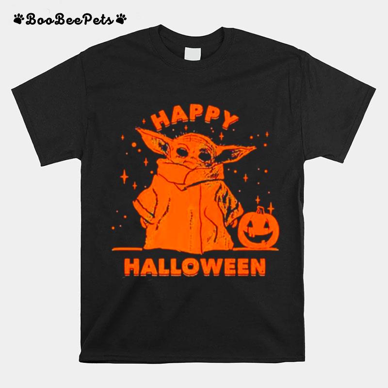 Star Wars Baby Yoda Happy Halloween T-Shirt