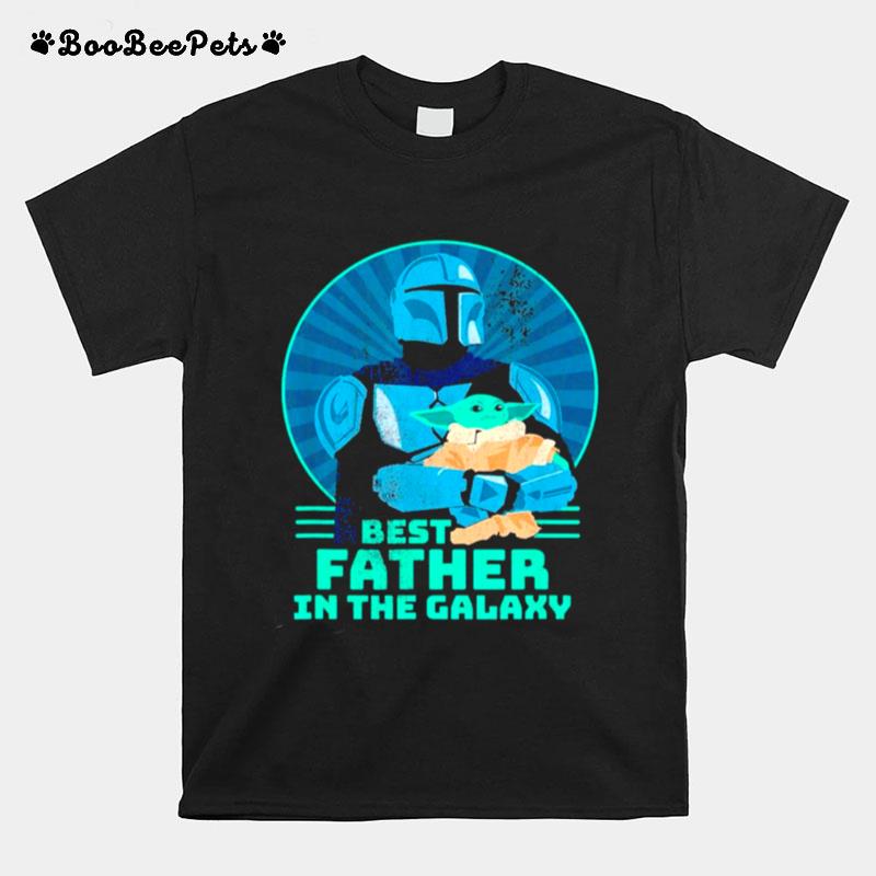 Star Wars Baby Yoda The Mandalorian The Best Father In The Galaxy T-Shirt