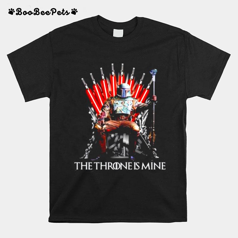 Star Wars Boba Fett The Throne Is Mine Game Of Thrones T-Shirt