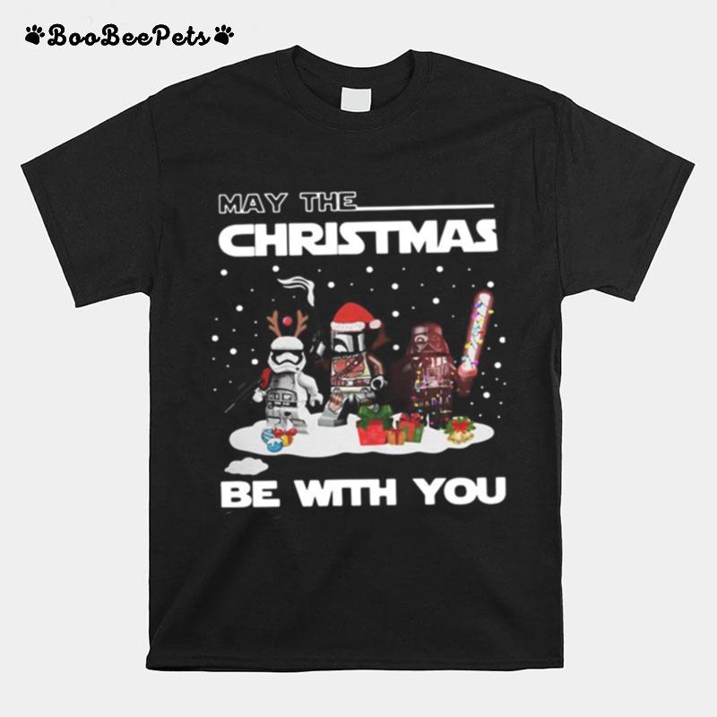 Star Wars Character May The Christmas Be With You Christmas T-Shirt