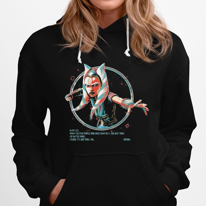 Star Wars Just Who I Am Ahsoka Portrait Hoodie