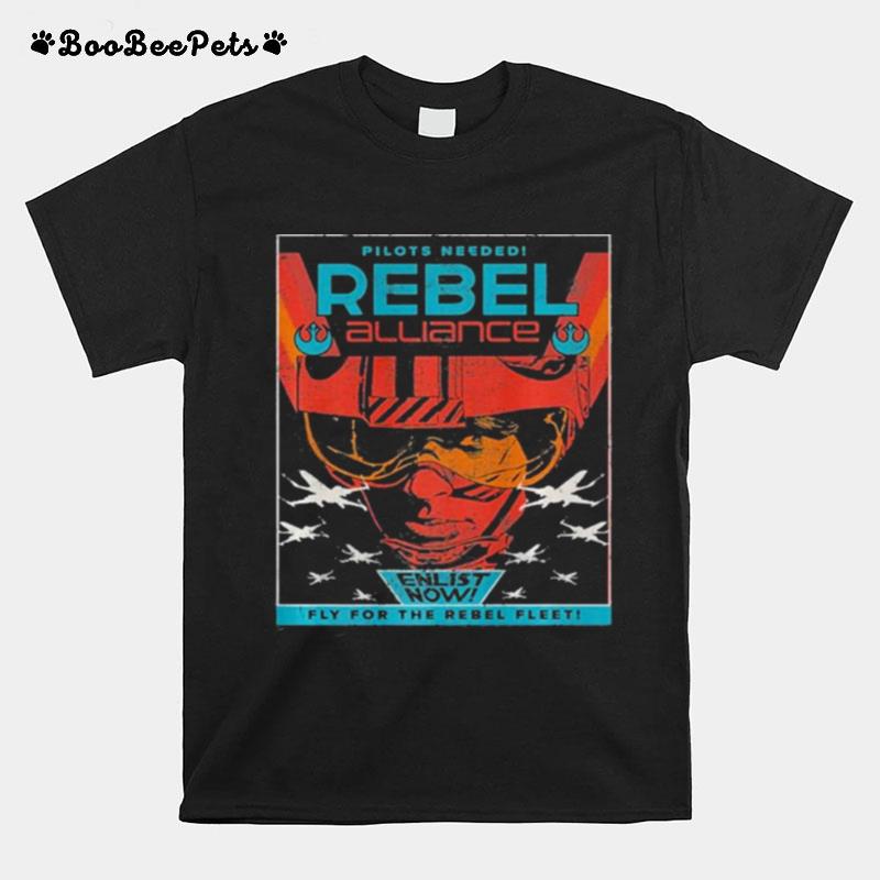 Star Wars Rebel Alliance Pilots Needed Retro T-Shirt