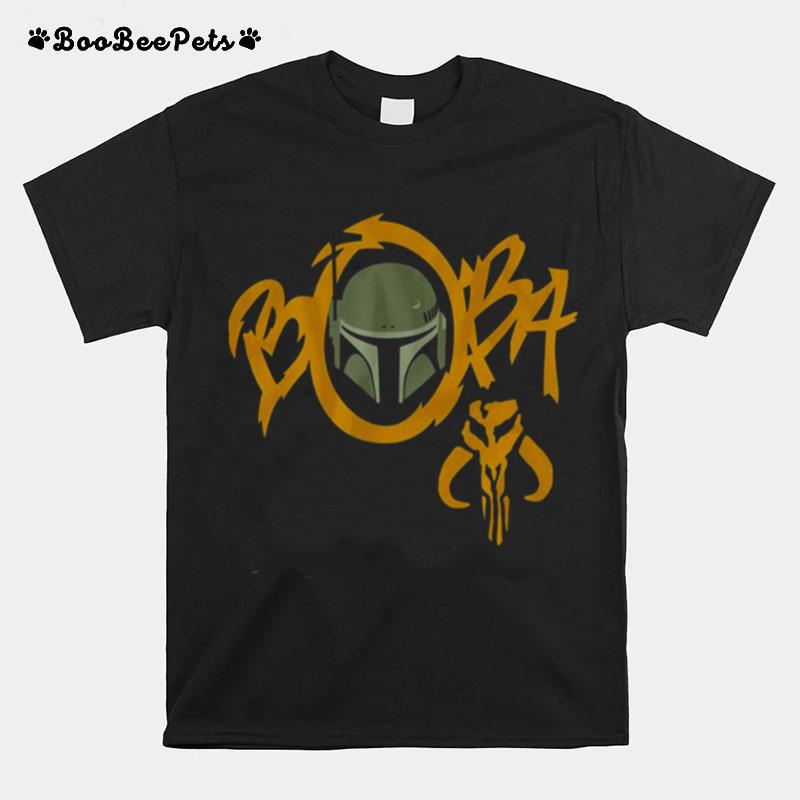 Star Wars The Book Of Boba Fett Street Art T-Shirt