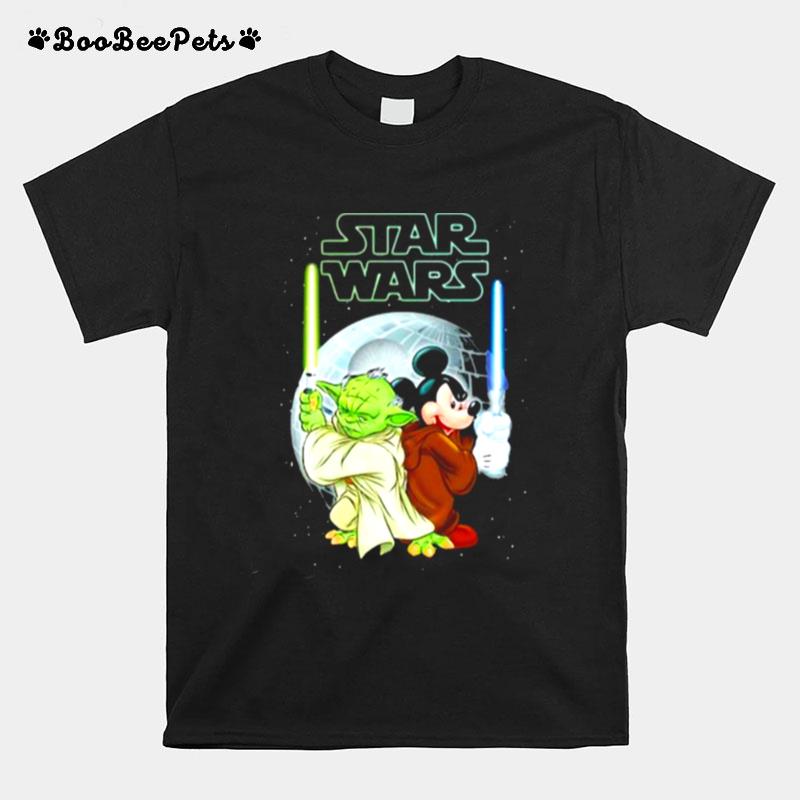 Star Wars Yoda And Mickey T-Shirt