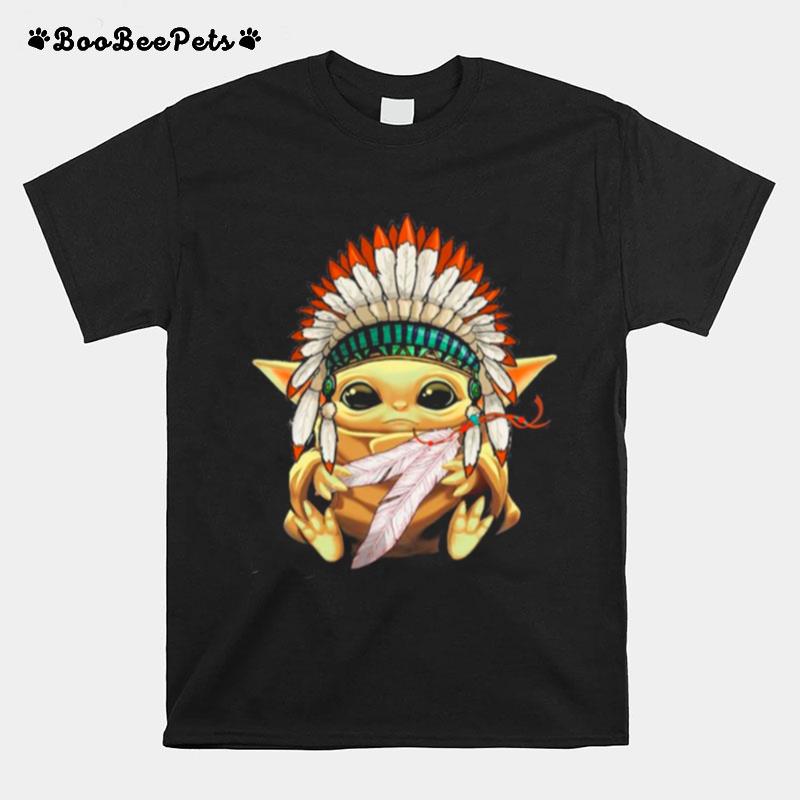 Star Wars Yoda Hat Native American Blood T-Shirt