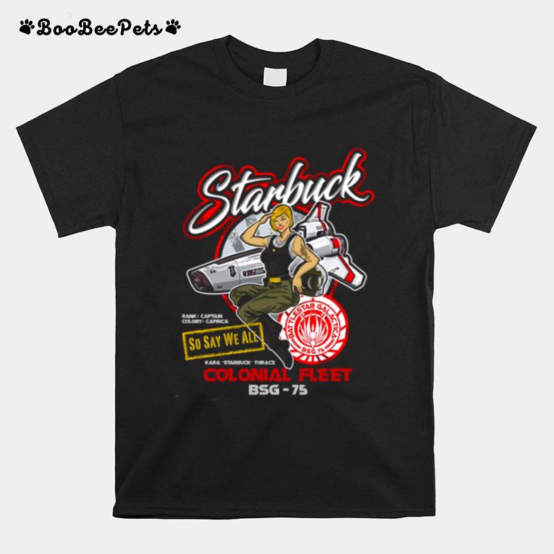 Starbuck Colonial Fleet Pilots T-Shirt