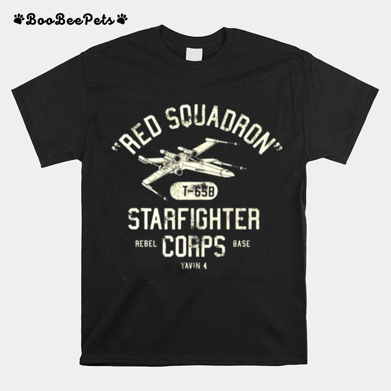 Stars Wing Red Squadron Starfighter T-Shirt
