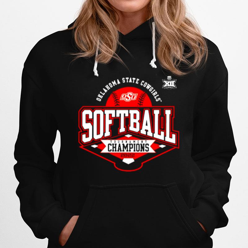 State Cowgirls 2022 Big 12 Softball Conference Tournament Champions T Copy Hoodie