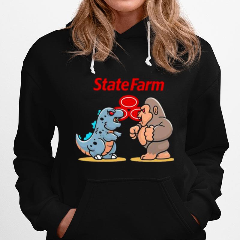 State Farm Baby Kong And Baby Godzilla Hoodie