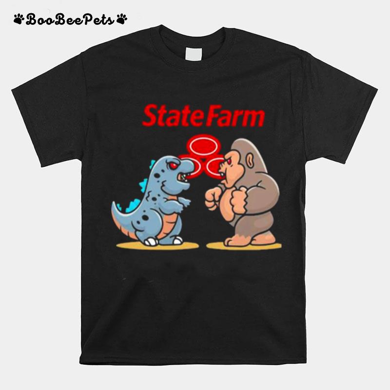 State Farm Baby Kong And Baby Godzilla T-Shirt