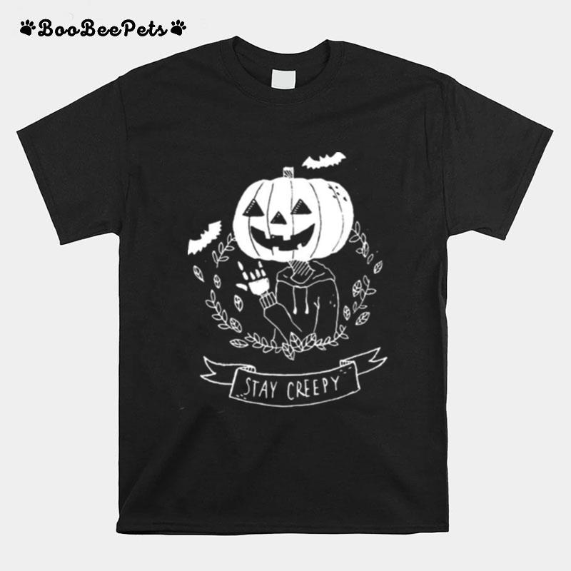 Stay Creepy Halloween Graphic T-Shirt