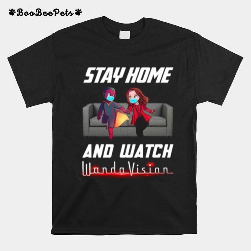 Stay Home And Watch Wandavision The Unusual Couple T-Shirt