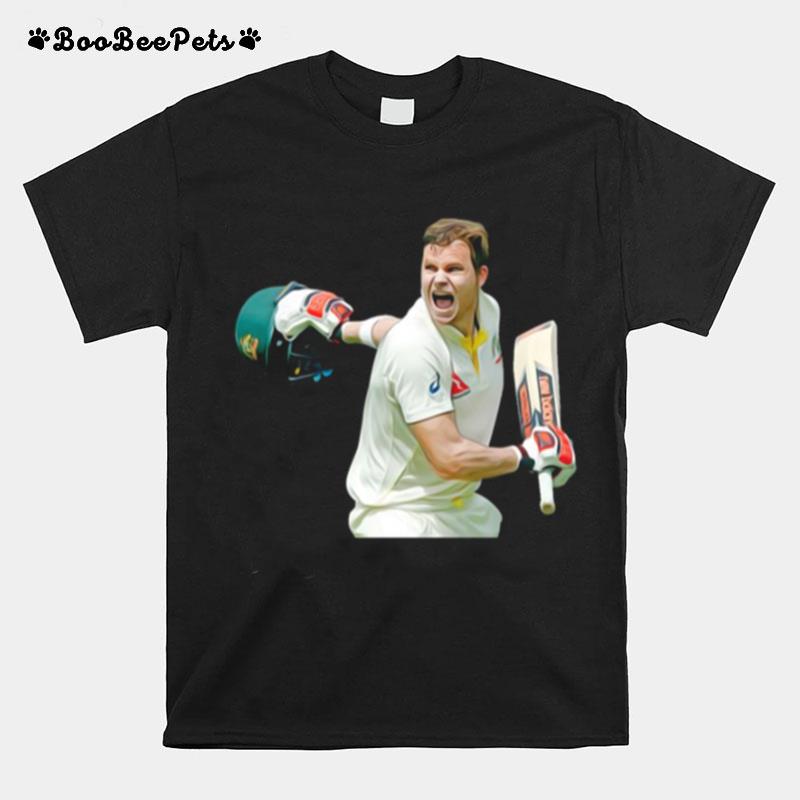 Steve Smith Custom Cricket Design T-Shirt