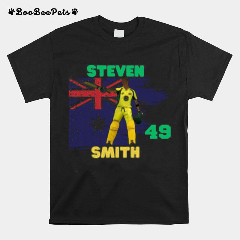 Steven Smith Australian Batter Cricket T-Shirt