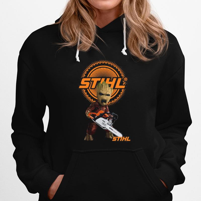 Stihl Baby Groot Chainsaw Guardians Hoodie