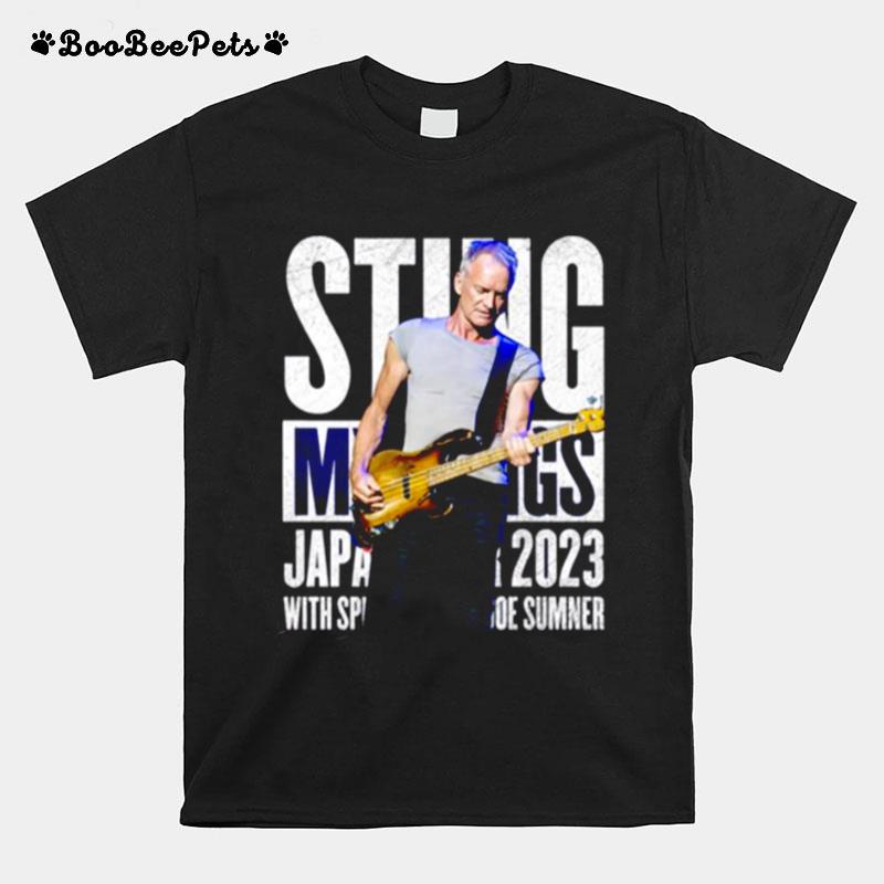 Sting My Songs Summer 2023 New Tour T-Shirt