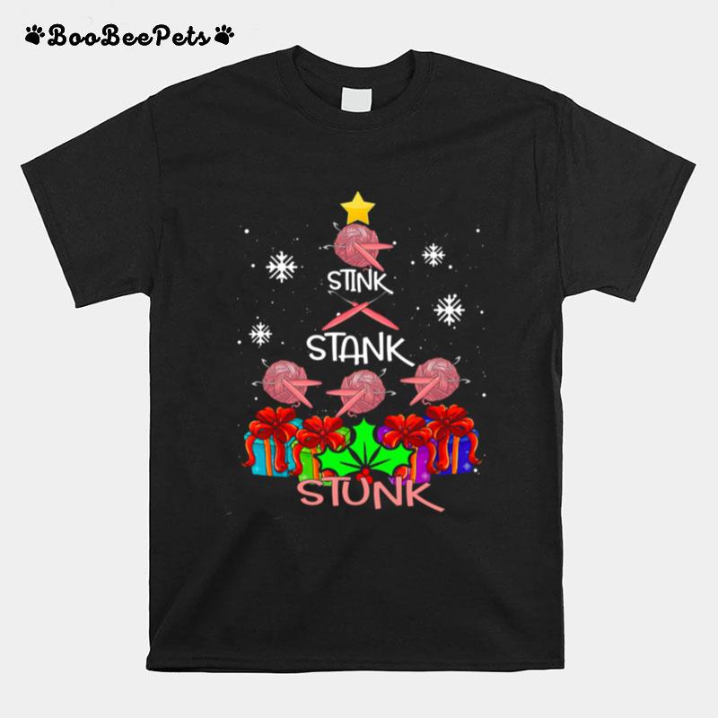 Stink Stank Stunk Tree Christmas T-Shirt