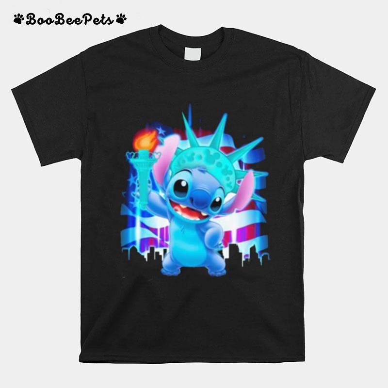 Stitch 4Th Of July Independence T-Shirt