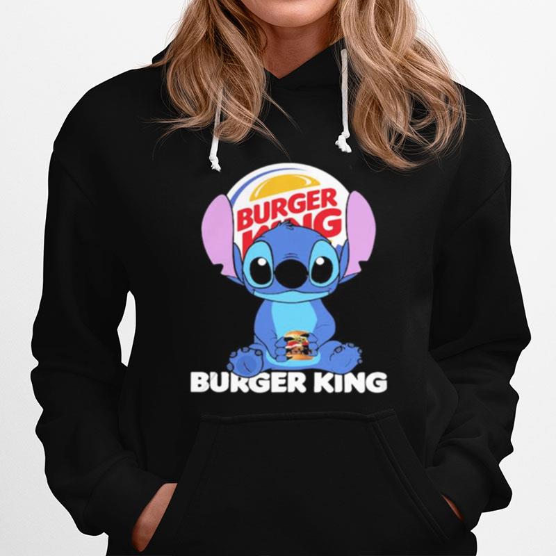 Stitch Burger King Logo Hoodie