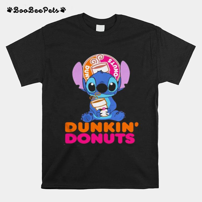 Stitch Drink Dunkin Donuts T-Shirt
