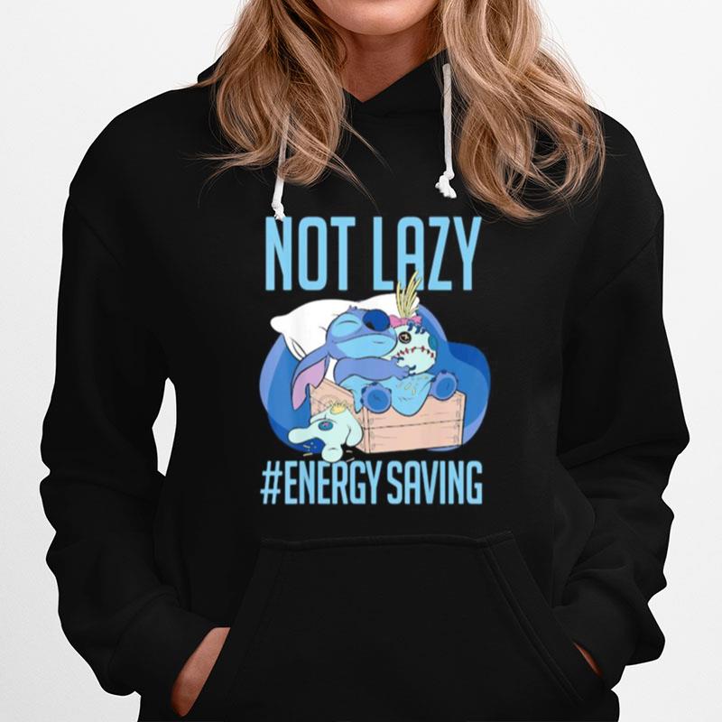 Stitch Not Lazy Energy Saving Hoodie