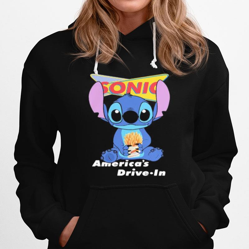 Stitch Sonic Americas Drive In Hoodie