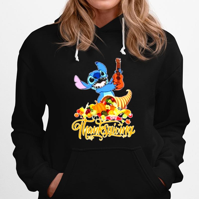 Stitch Thanksgiving Meal Happy Day Hoodie