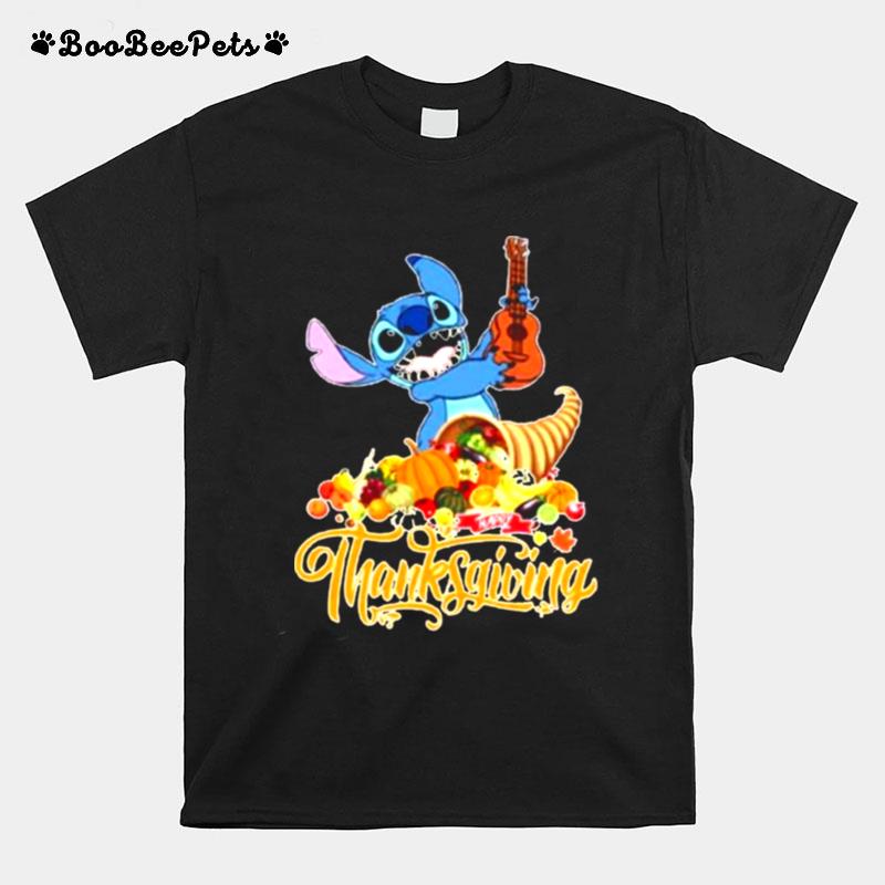Stitch Thanksgiving Meal Happy Day T-Shirt