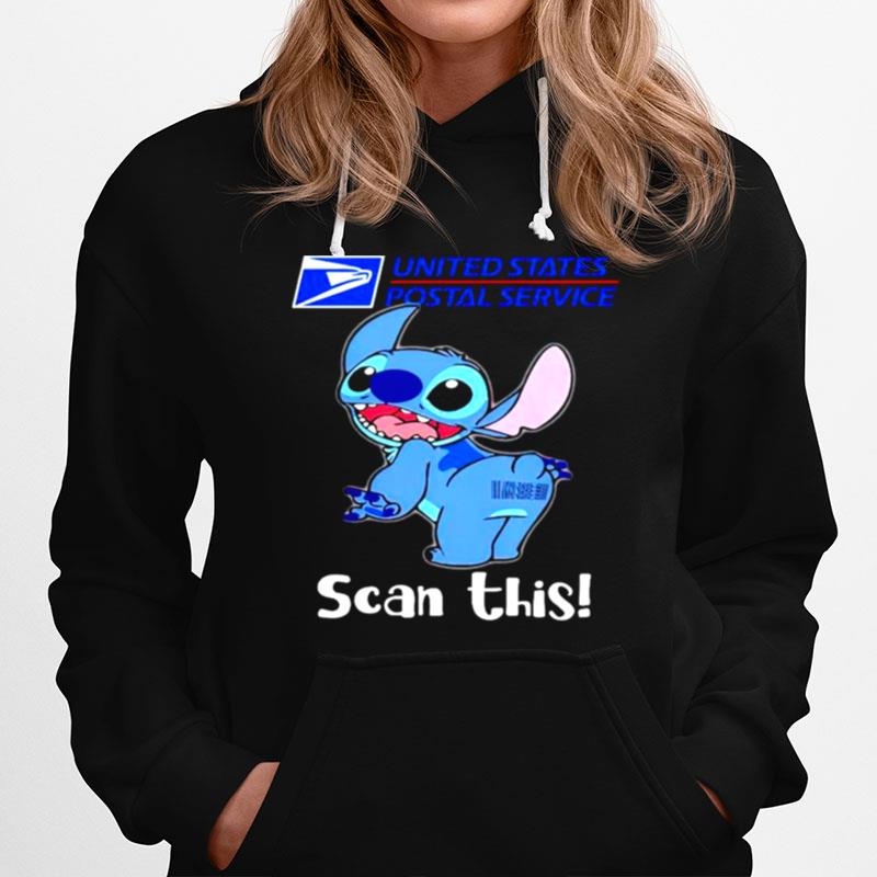 Stitch United States Postal Service Scan This Hoodie