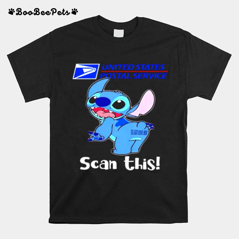 Stitch United States Postal Service Scan This T-Shirt