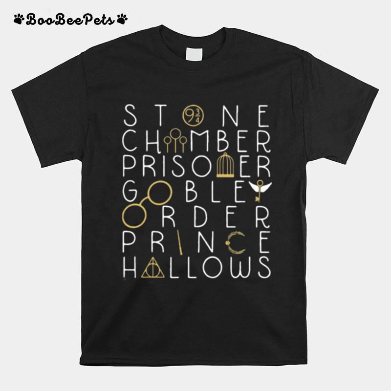 Stone Chimber Prisoner Goblet Order Prince Hallows T-Shirt