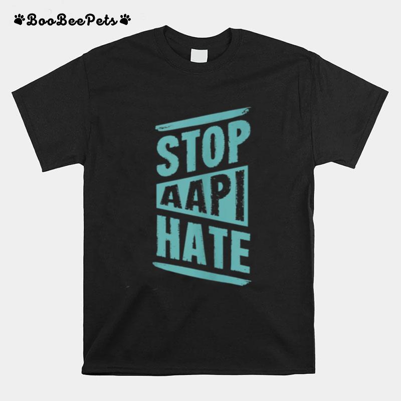 Stop Aapi Hate Cool Asian American Pride Art T-Shirt