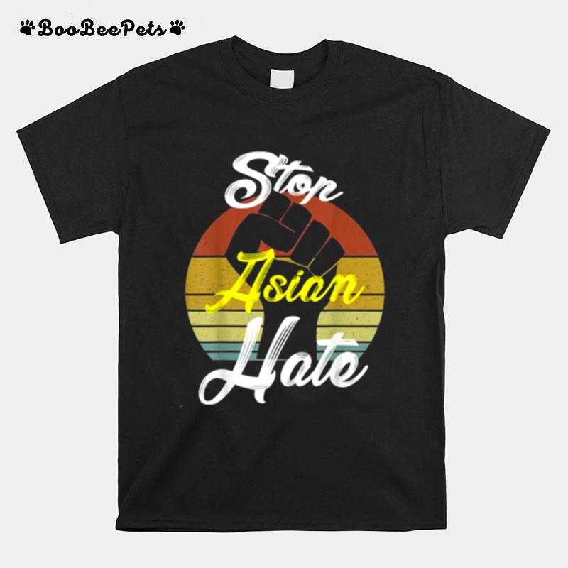 Stop Asian Hate Aapi Lives Matter Vintage T-Shirt