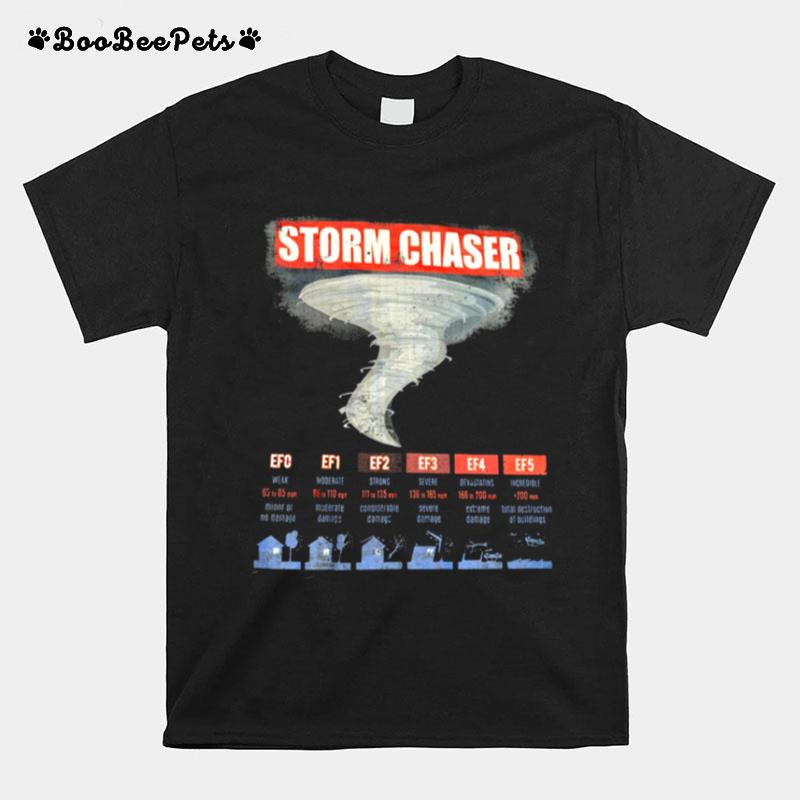 Storm Chaser Efo Ef1 Ef2 Ef3 Ef4 Ef5 T-Shirt