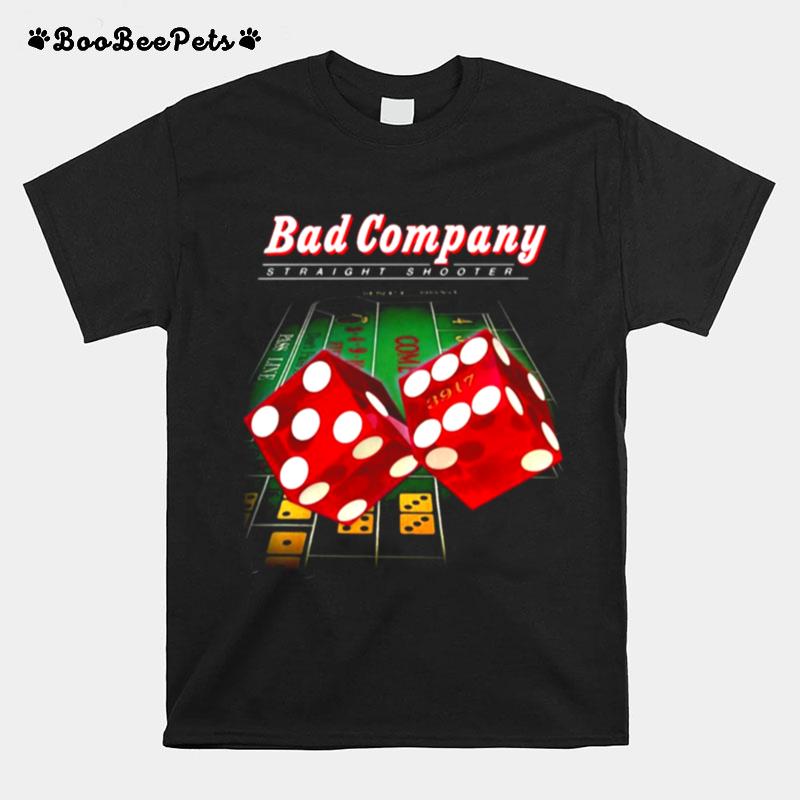 Straight Shooter Bad Company Band Vintage Retro Graphic T-Shirt