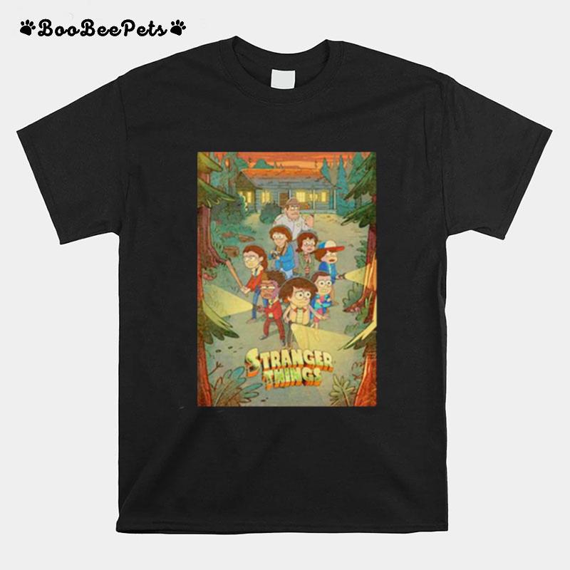 Stranger Things And Gravity Falls T-Shirt