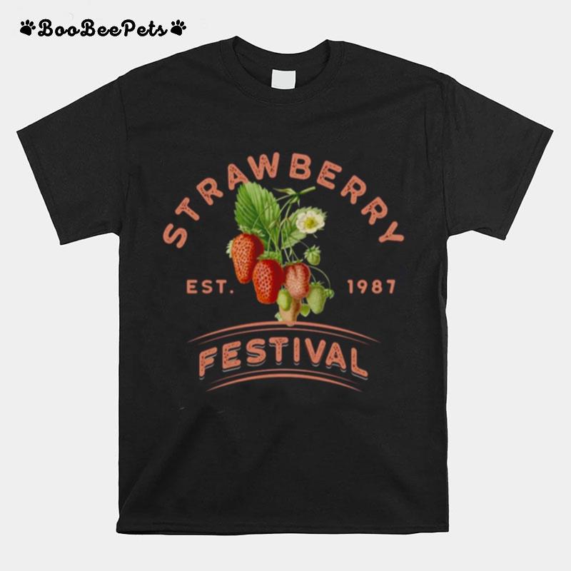 Strawberry Festival Trendy T-Shirt
