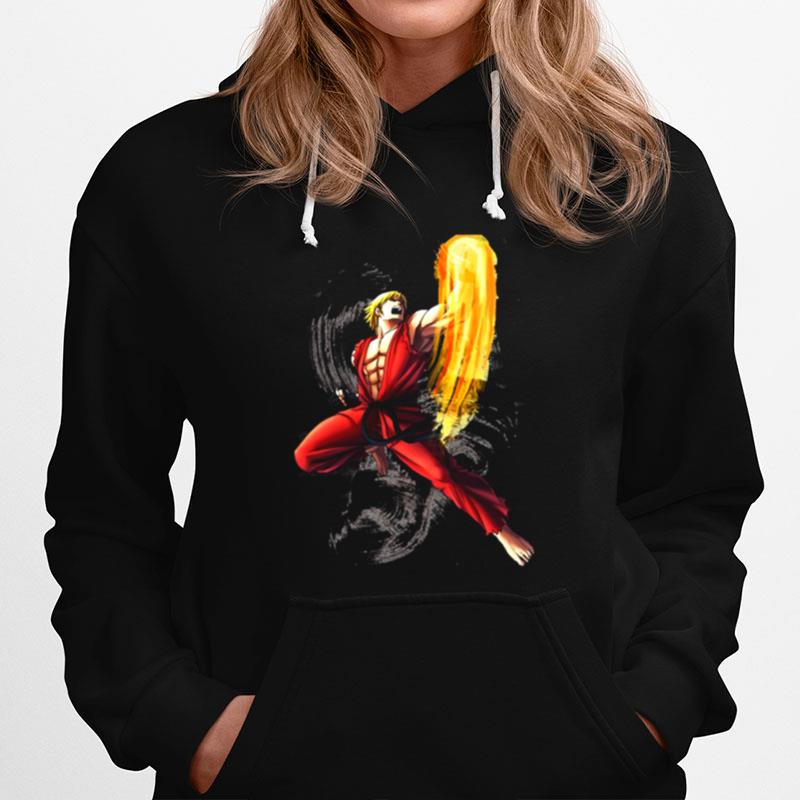 Street Fighter Ken Masters Fight Skill Hoodie